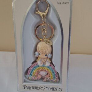 Precious Moments Rainbow Angel Bag Charm.Brand New in a box